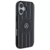 Capa rígida Mercedes-Benz MEHMP16S23HRSK Double Layer Crossed Lines para iPhone 16 6,1
