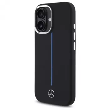 Capa rígida Mercedes-Benz MEHMP16S23SUMBK para iPhone 16 6,1