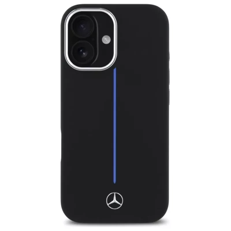 Capa rígida Mercedes-Benz MEHMP16S23SUMBK para iPhone 16 6,1
