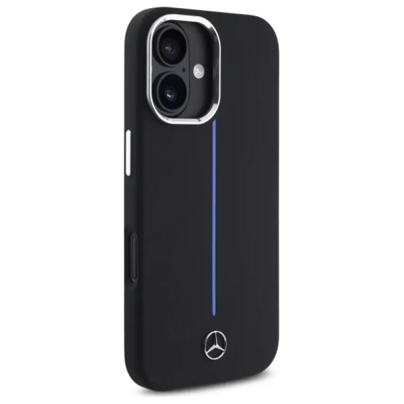 Capa rígida Mercedes-Benz MEHMP16S23SUMBK para iPhone 16 6,1
