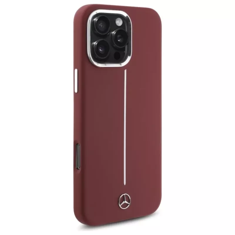 Capa em silicone Mercedes-Benz para iPhone 16 Pro Max 6,9