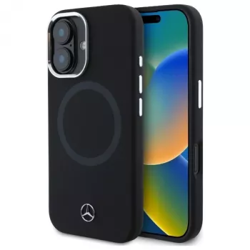 Capa em silicone Mercedes-Benz MEHMP16S23SUTTK para iPhone 16 6,1