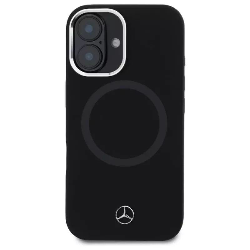Capa em silicone Mercedes-Benz MEHMP16S23SUTTK para iPhone 16 6,1