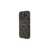 Capa Guess 4G Ring Classic Logo MagSafe para iPhone 16 Pro (castanha)