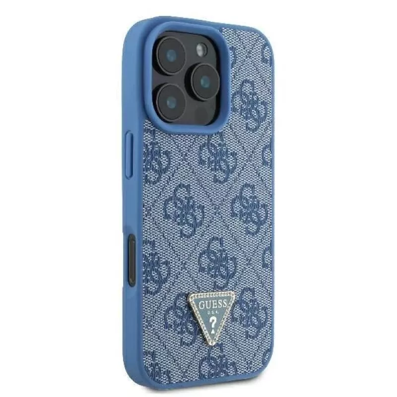Capa rígida Guess GUHCP16LP4TDSCPB para iPhone 16 Pro 6,3
