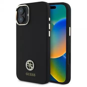 Capa rígida Guess GUHCP16SM4DGPK para iPhone 16 6,1