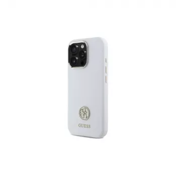 Capa em silicone Guess GUHCP16LM4DGPH para iPhone 16 Pro 6,3