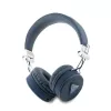 Auscultadores Guess Grained Classic Round Shape sem fios Bluetooth over-ear com ENC (azuis)