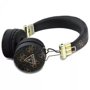 Guess 4G Triangle Round Shape auscultadores sem fios, Bluetooth, ENC, pretos
