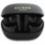 Guess Capsule Printed Logo - Auscultadores Bluetooth TWS ANC & ENC com estojo de carregamento (preto)