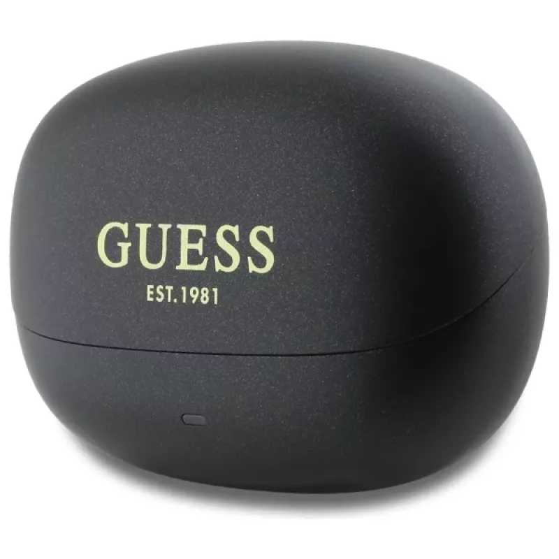 Guess Capsule Printed Logo - Auscultadores Bluetooth TWS ANC & ENC com estojo de carregamento (preto)