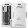DKNY DKHMP16XPCPVSLK Capa rígida padrão xadrez MagSafe para iPhone 16 Pro Max 6.9 preto