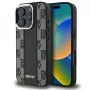 DKNY DKHMP16XPCPVSLK Capa rígida padrão xadrez MagSafe para iPhone 16 Pro Max 6.9 preto