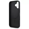 DKNY DKHMP16SPSHRPSK Capa rígida para iPhone 16 6.1 preto padrão repetido Stack Logo MagSafe
