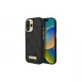 Guess GUHMP16SU4GPRK iPhone 16 6,1 capa rígida 4G Logo Plate MagSafe preto