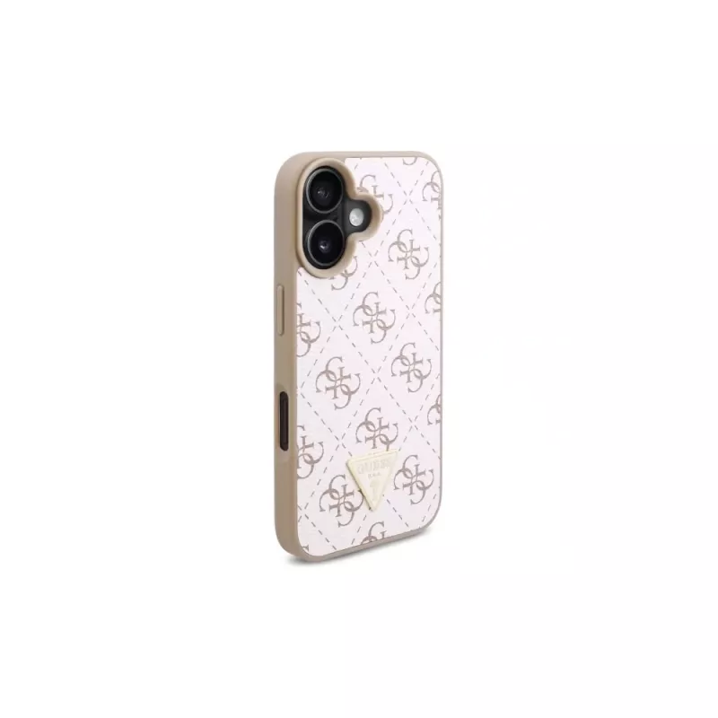 Guess GUHCP16SPG4GPH capa rígida para Apple iPhone 16 6,1 polegadas branco 4G Triangle