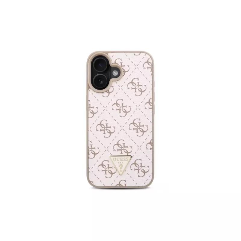 Guess GUHCP16SPG4GPH capa rígida para Apple iPhone 16 6,1 polegadas branco 4G Triangle