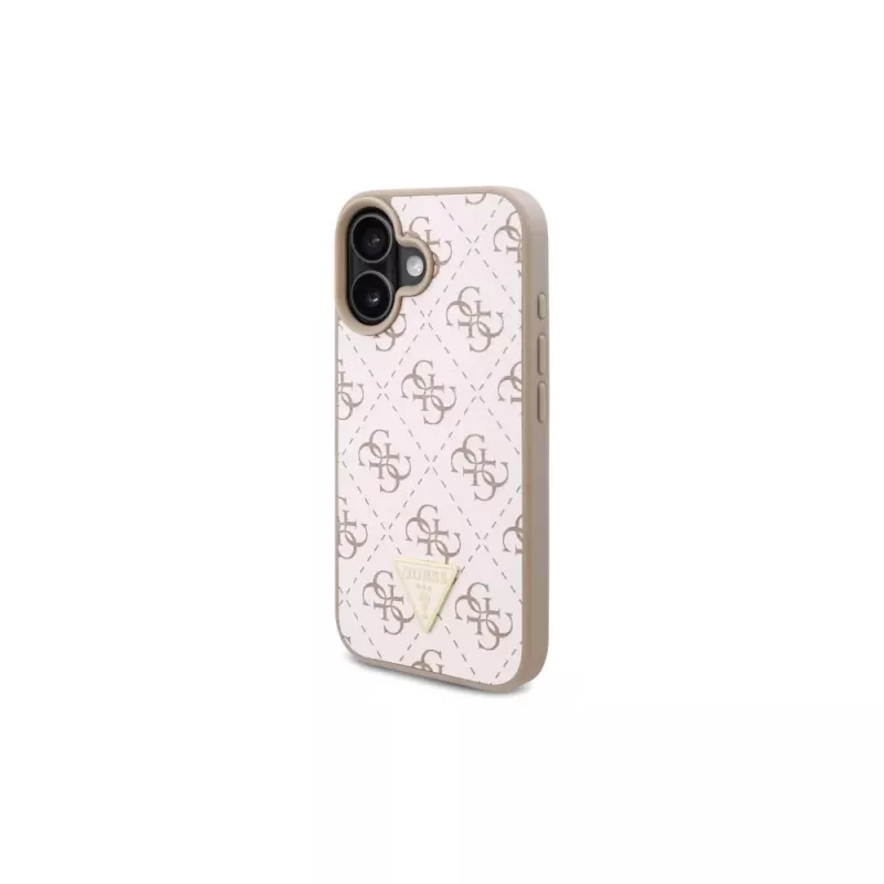 Guess GUHCP16SPG4GPH capa rígida para Apple iPhone 16 6,1 polegadas branco 4G Triangle