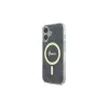 Guess GUHMP16SH4STK capa rígida para Apple iPhone 16 6,1 polegadas preto IML 4G MagSafe