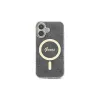 Guess GUHMP16MH4STK capa rígida para Apple iPhone 16 Plus 6,7 polegadas preto IML 4G MagSafe