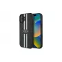 Guess GUHMP16SP4RPSK iPhone 16 6,1 polegadas capa rígida preto 4G Printed Stripes MagSafe
