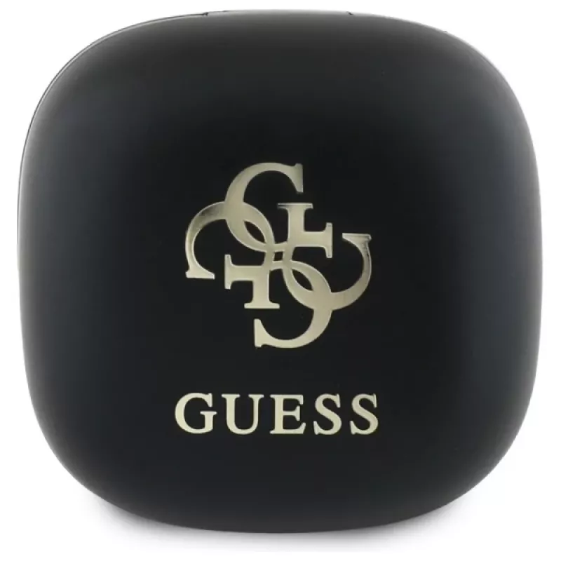 Guess GUTWSJ144ESK auriculares True Wireless Stereo Bluetooth com estojo de carregamento, preto Iridescent 4G Printed Logo