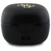 Guess GUTWSJ144ESK auriculares True Wireless Stereo Bluetooth com estojo de carregamento, preto Iridescent 4G Printed Logo
