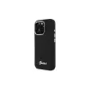 Guess GUHCP16LSMBSLK iPhone 16 Pro 6,3 polegadas preto capa rígida silicone Script Metal Logo & Frame