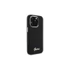 Guess GUHCP16XSMBSLK iPhone 16 Pro Max 6,9 preto capa rígida silicone Script Metal Logo & Frame