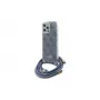 Guess GUHCP16XHC4SEB iPhone 16 Pro Max 6,9 polegadas azul capa rígida Crossbody Cord 4G Print
