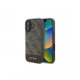 Guess 4G Bottom Stripe capa para iPhone 16 Plus (Castanho)