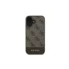 Guess 4G Bottom Stripe capa para iPhone 16 Plus (Castanho)