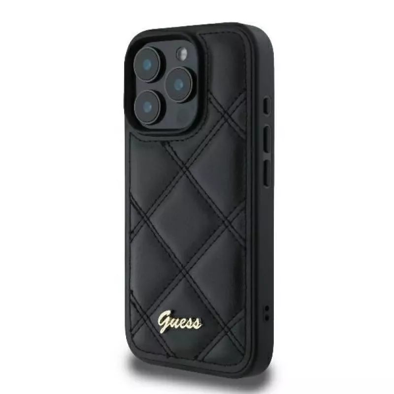 Guess GUHCP16LPSQSQSK capa rígida para Apple iPhone 16 Pro 6,3