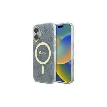 Guess GUHMP16SH4STB iPhone 16 6.1 capa rígida IML 4G MagSafe Azul