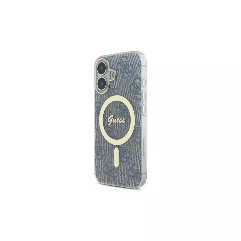 Guess GUHMP16SH4STB iPhone 16 6.1 capa rígida IML 4G MagSafe Azul