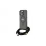 Guess Crossbody Cord Script MagSafe capa rígida para iPhone 16 Pro Max 6,9