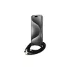 Guess Crossbody Cord Script MagSafe capa rígida para iPhone 16 Pro Max 6,9