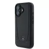 Mercedes-Benz MEHCP16SARMBK capa rígida Leather Urban para iPhone 16 6,1