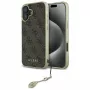 Guess GUHCP16MGF4GBR iPhone 16 Plus 6,7 inch Castanho capa rígida 4G Charms Collection