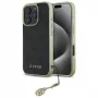 Guess GUHCP16XGF4GGR iPhone 16 Pro Max 6.9 Preto capa rígida 4G Charms Collection