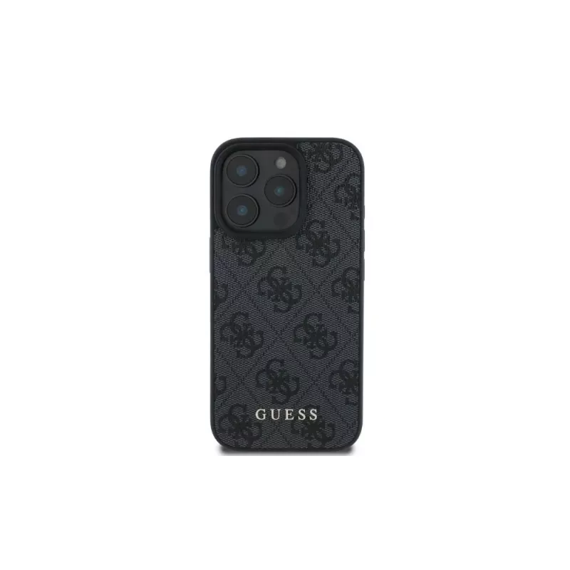 Guess 4G Classic capa para Apple iPhone 16 Pro, preta