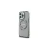 Guess GUHMP16LHFWFCK iPhone 16 Pro capa rígida IML Flowers Wreath MagSafe Preto