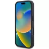 BMW Hot Stamp capa rígida em pele para iPhone 16 Pro 6,3 inch Preto