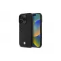 BMW Signature capa rígida em pele com compartimento para cartões para Apple iPhone 16 Pro Max 6,9