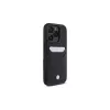 BMW Signature capa rígida em pele com compartimento para cartões para Apple iPhone 16 Pro Max 6,9