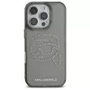Karl Lagerfeld IML Rhinestones Karl Head Capa para iPhone 16 Pro Max (preto)