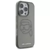 Karl Lagerfeld IML Rhinestones Karl Head Capa para iPhone 16 Pro Max (preto)