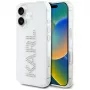 KARL LAGERFELD IML Rhinestones Logo Capa traseira para Apple iPhone 16 - transparente
