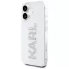 KARL LAGERFELD IML Rhinestones Logo Capa traseira para Apple iPhone 16 - transparente