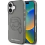 Karl Lagerfeld IML Rhinestones Karl Head Capa para iPhone 16 (preto)